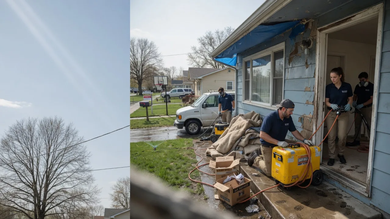 Basement Flood Cleanup in Hudson, IN near me